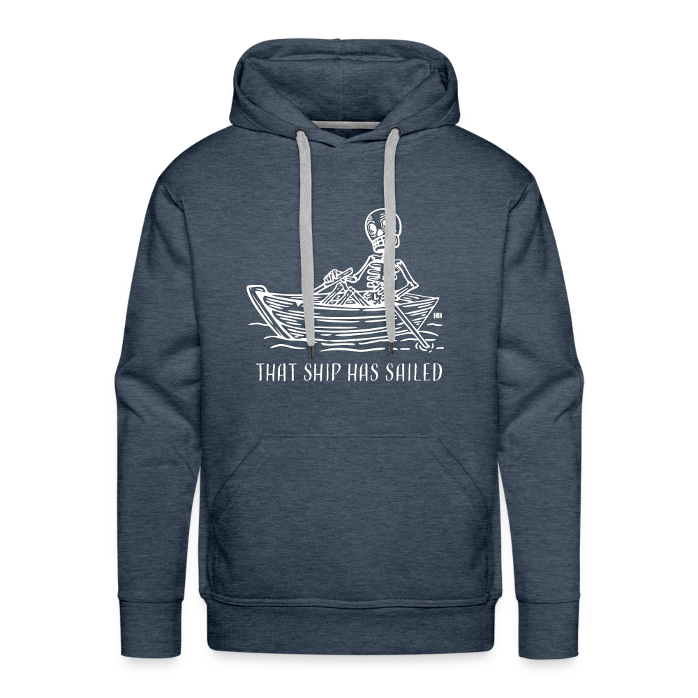 Unisex Premium Hoodie - heather denim