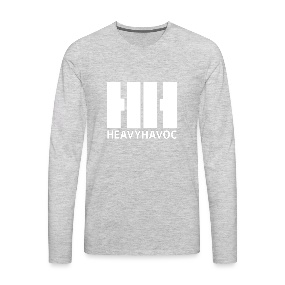 Unisex Premium Long Sleeve T-Shirt - heather gray