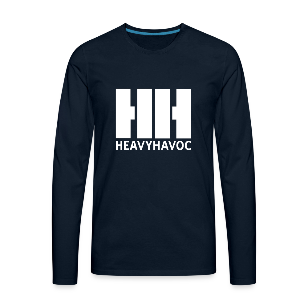 Unisex Premium Long Sleeve T-Shirt - deep navy