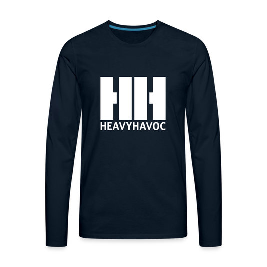 Unisex Premium Long Sleeve T-Shirt - deep navy