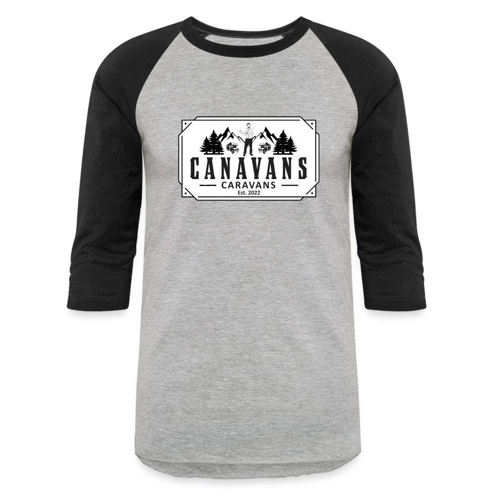 Baseball T-Shirt - heather gray/black