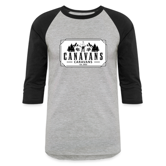 Baseball T-Shirt - heather gray/black