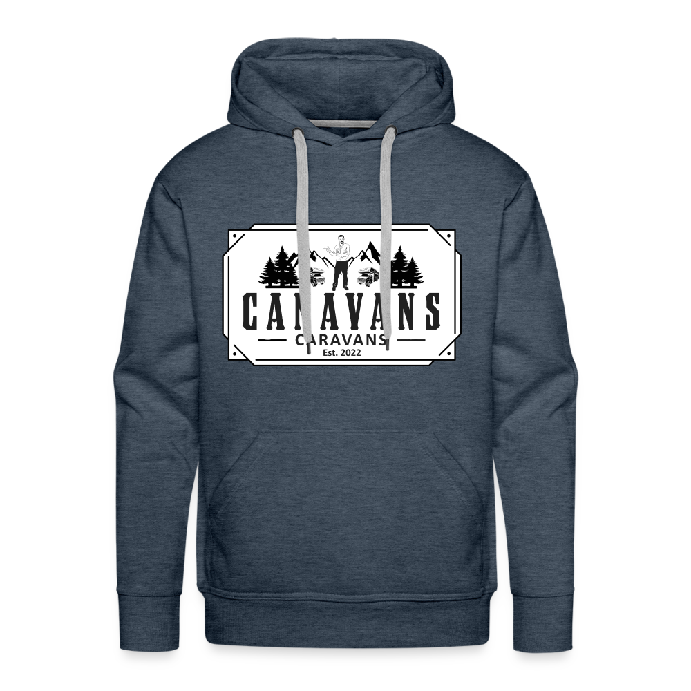 Unisex Premium Hoodie - heather denim