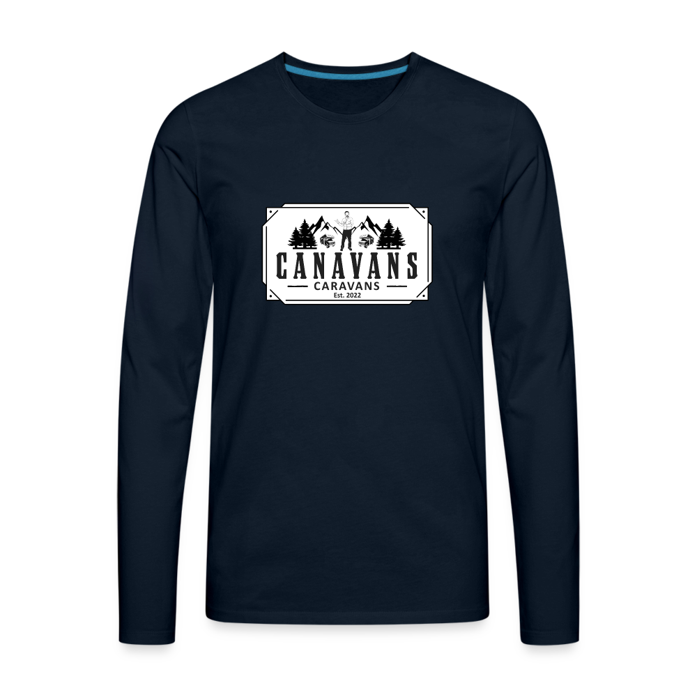 Unisex Premium Long Sleeve T-Shirt - deep navy