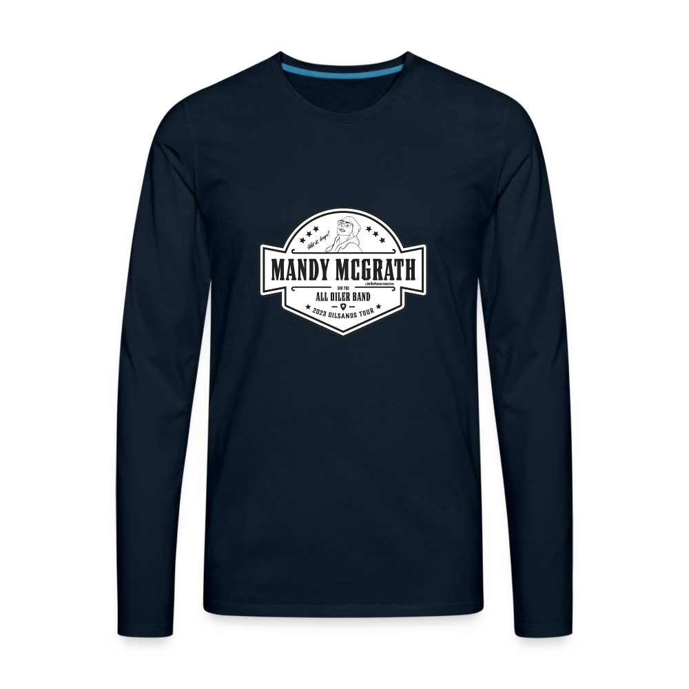Unisex Premium Long Sleeve T-Shirt - deep navy